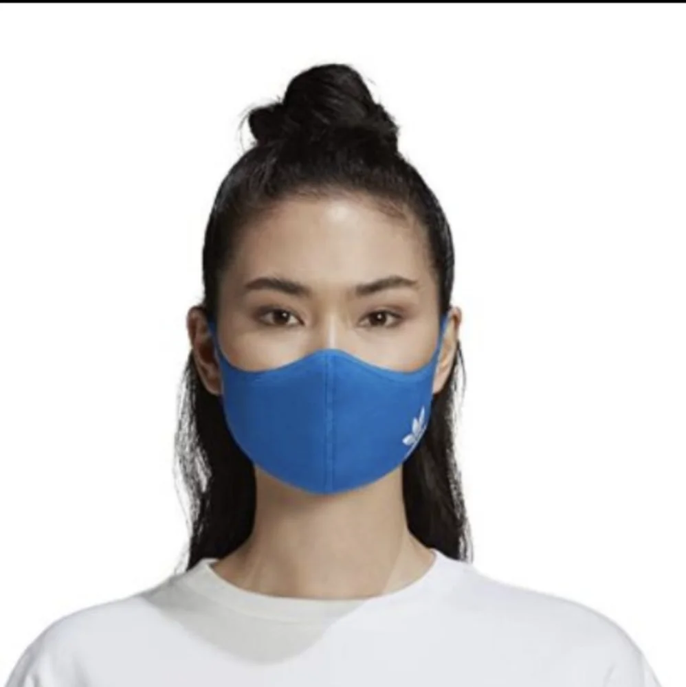 LAST CHANCE! New Adidas Non Medical 3 PCS Blue Face Masks M/L